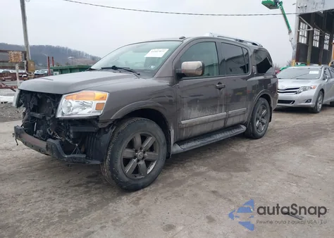 2013 Nissan Armada Platinum from USA, damaged, VIN 5N1AA0NC6DN605276